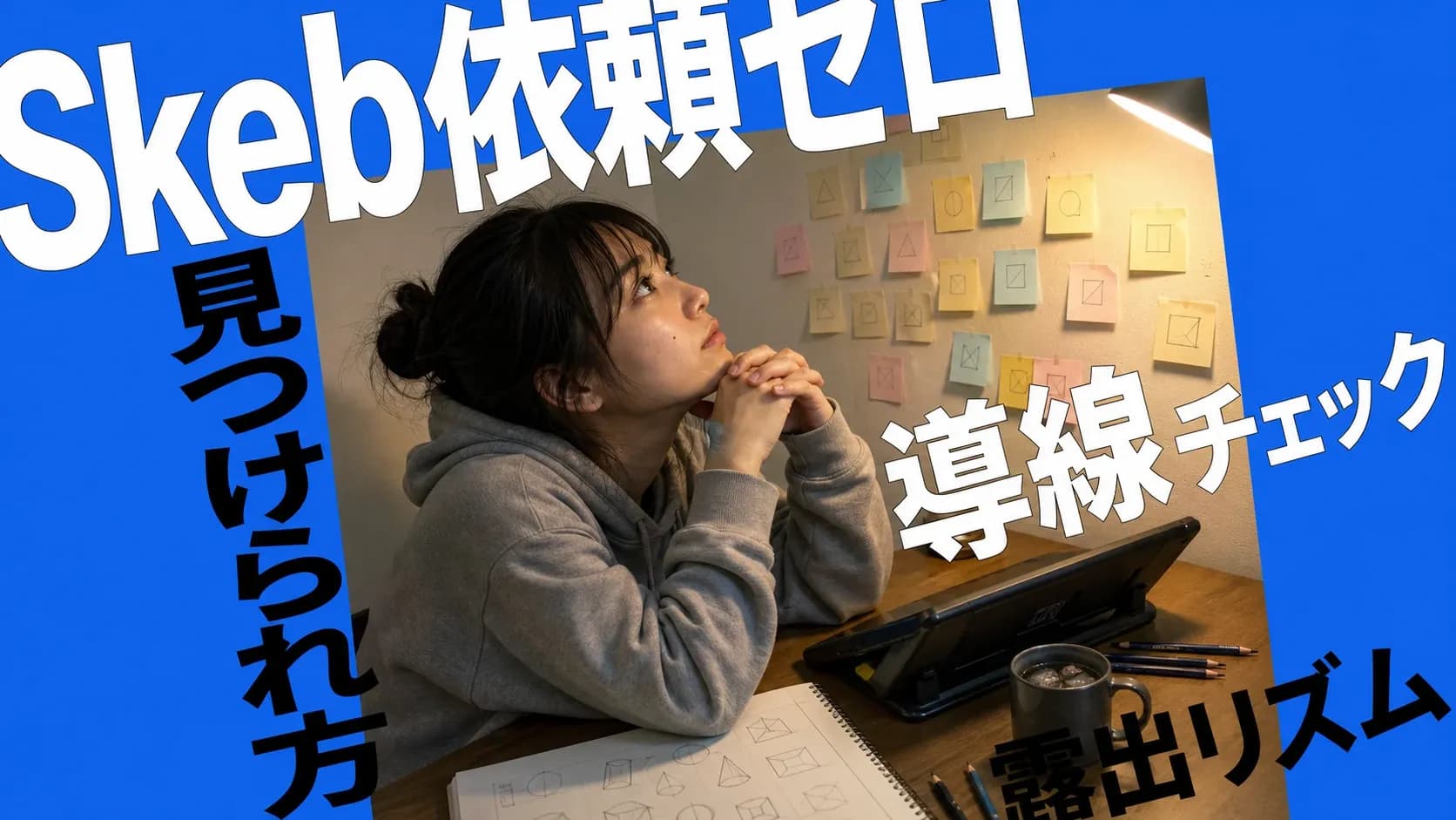 Skebで依頼がこない原因を見つけられ方の設計で解決するための7項目チェックを示すアイキャッチ